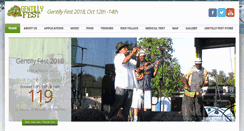Desktop Screenshot of gentillyfest.org