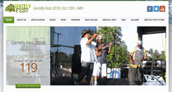 Desktop Screenshot of gentillyfest.com